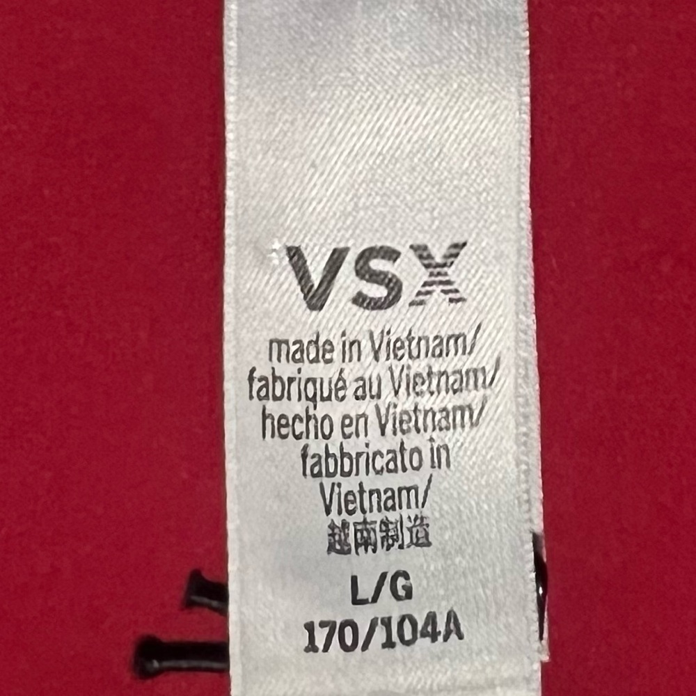 Victoria’s Secret VSX Elevate Tee Red Size Large Performance Top Crew Neck - Picture 5 of 12